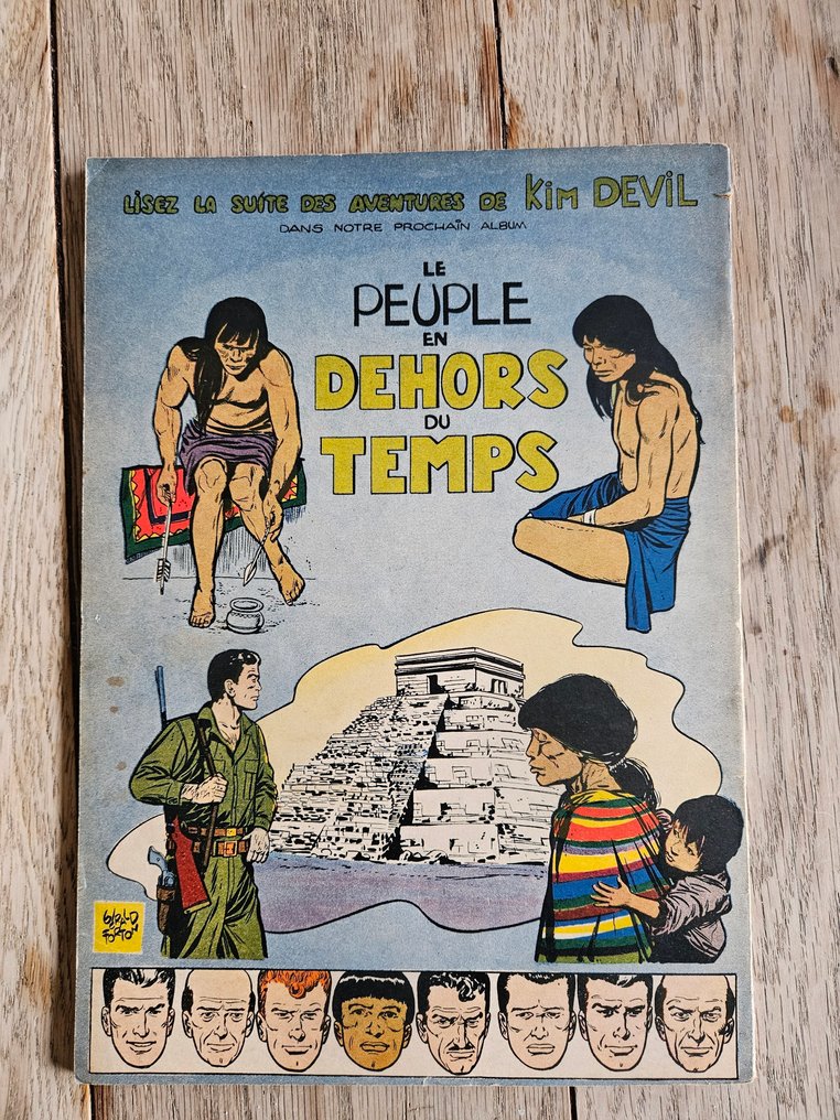Kim Devil T1 - La Cité perdue - B - 1 Album - Πρώτη έκδοση - 1955 #2.1