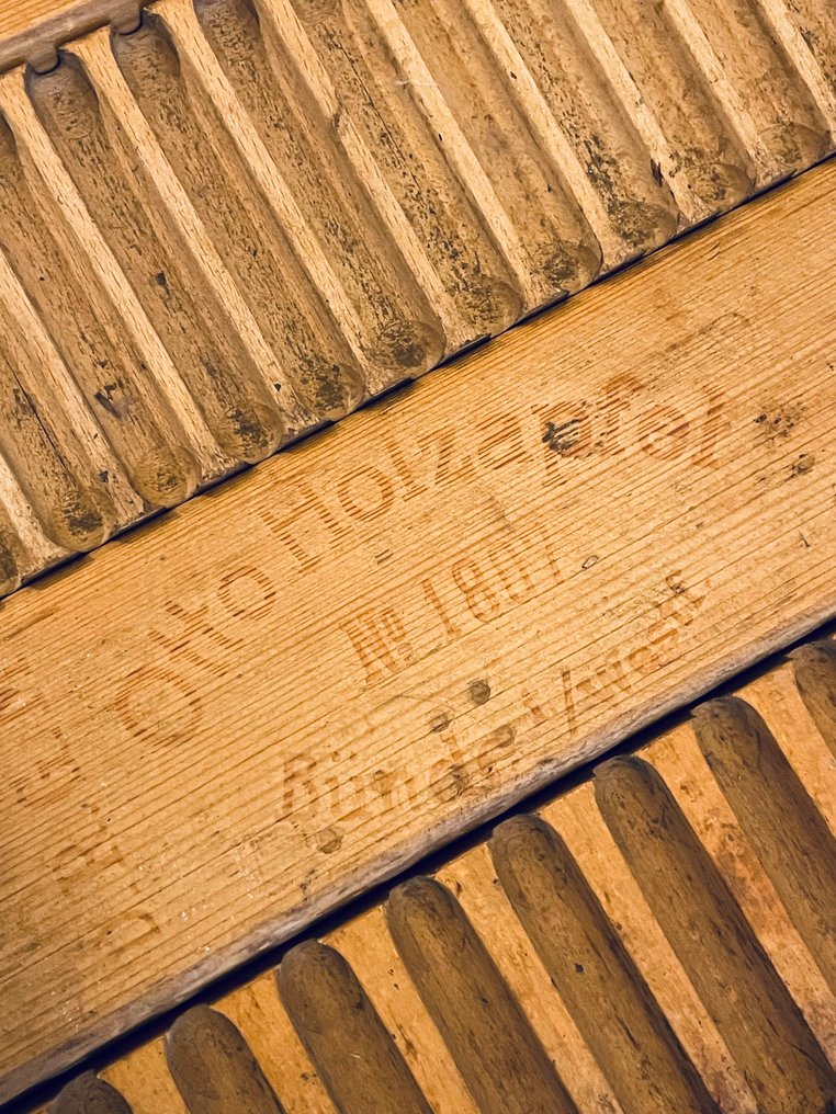 Wilh. Osterwald - χωρίς τιμή ασφαλείας - Υγραντήρας (3) - Ξύλο - 3x ξύλινες καλούπες για πούρα #4.3