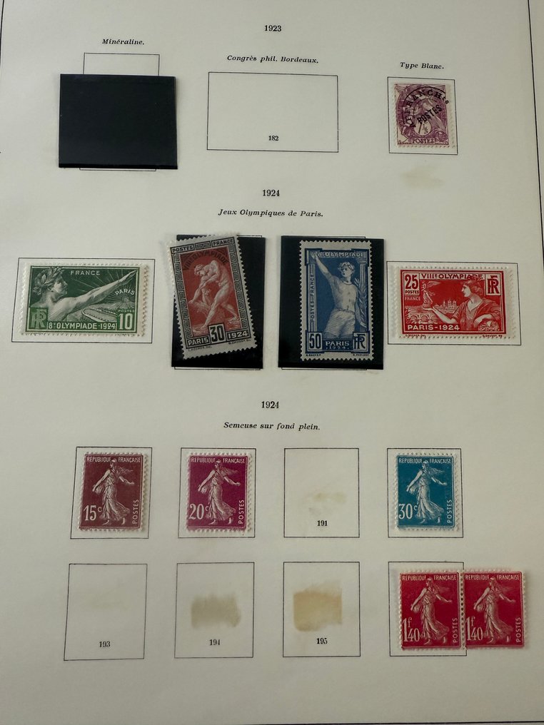 Γαλλία - Συλλογή 1900/1957 (χωρίς τελικό κατάλογο) πολύ πλήρης από το 1938 - αξία + 2500€ #3.2