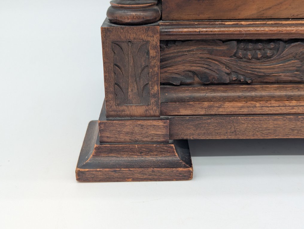 Clock - Junghans - Wood, Brass - 1910-1920 #4.3