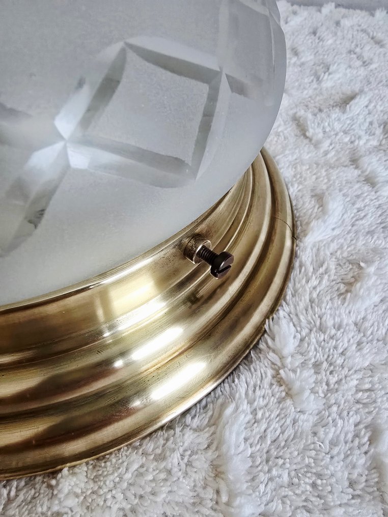 Lampe à suspendre - Laiton, Verre #3.2