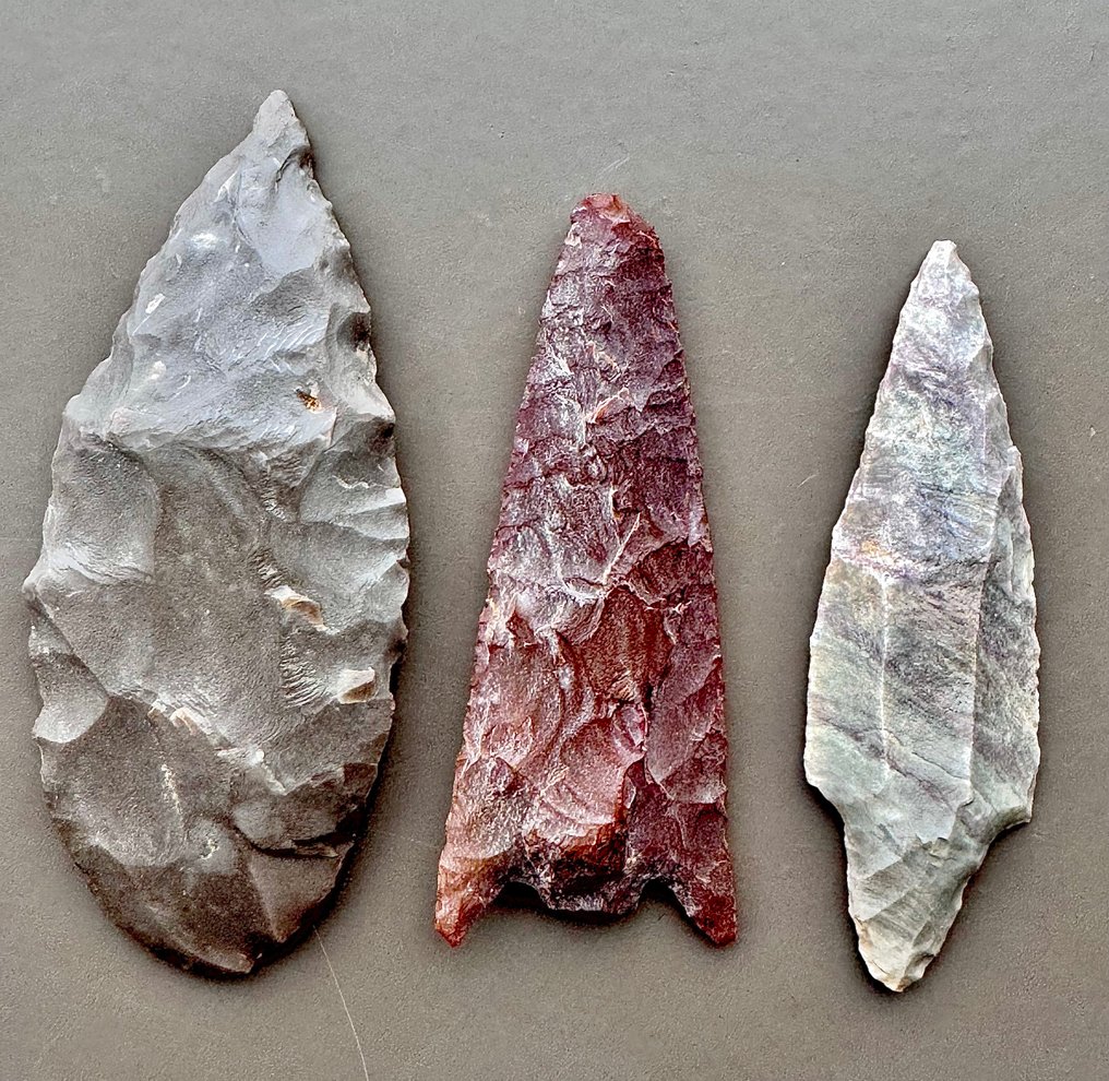 Sáhara Silex - Agate Punta de flecha - 77 mm #1.0