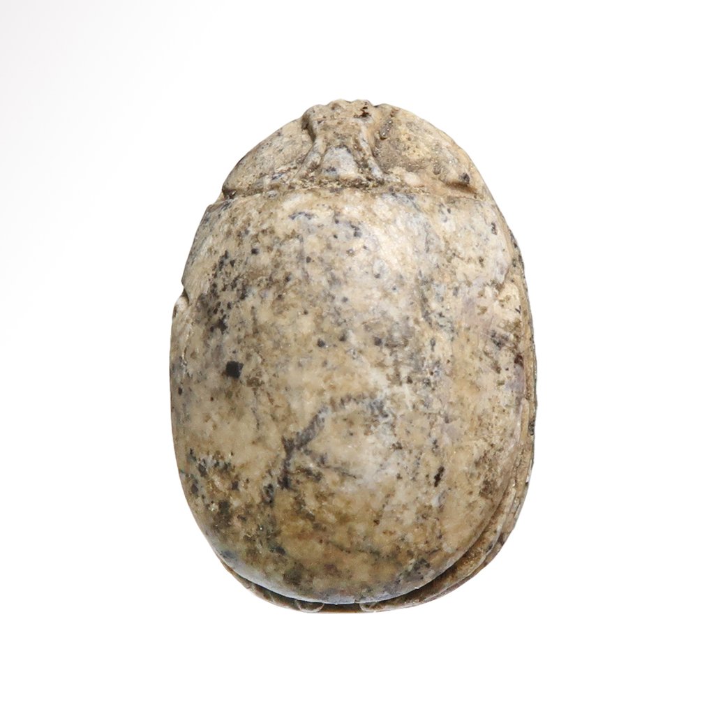 Égypte ancienne Granite Scarabée avec un sortilège protecteur #3.2