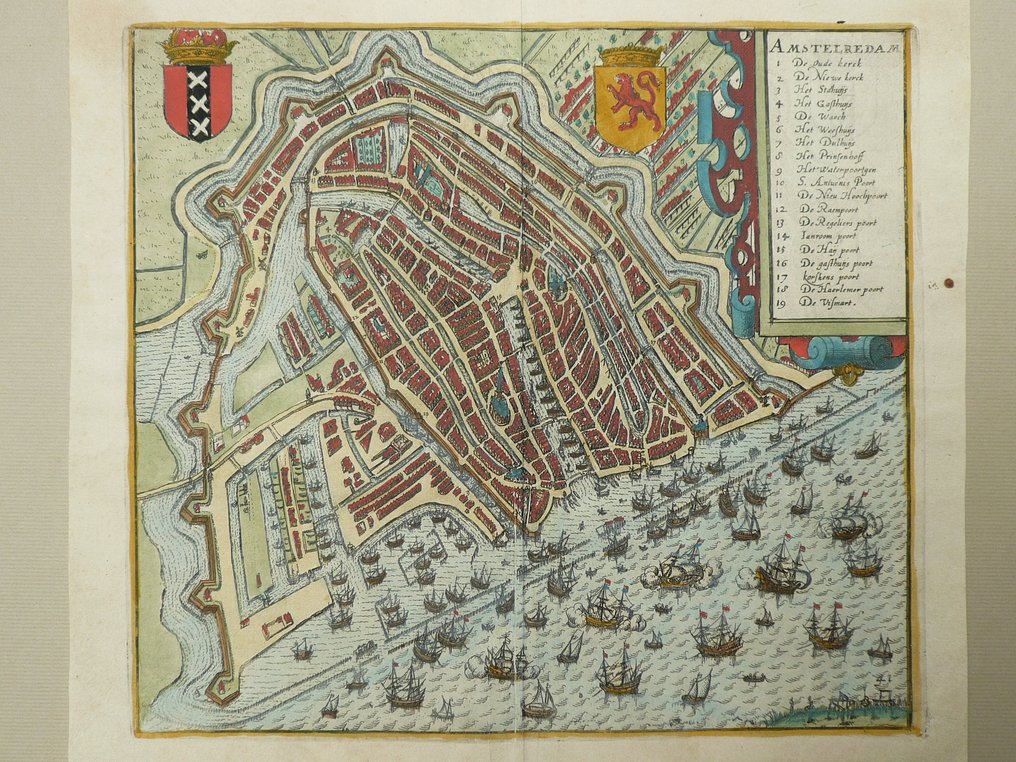 Holland - Amsterdam; L. Guicciardini / W. Blaeu - Amstelredam - 1612 #1.0