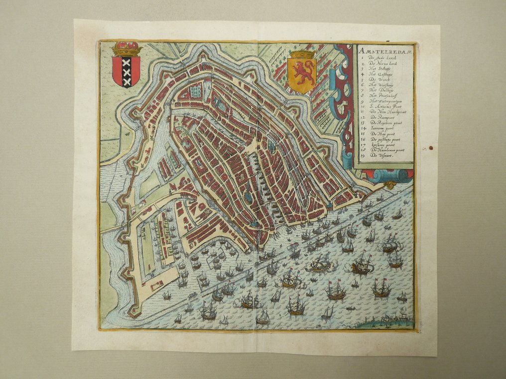 Holland - Amsterdam; L. Guicciardini / W. Blaeu - Amstelredam - 1612 #1.0