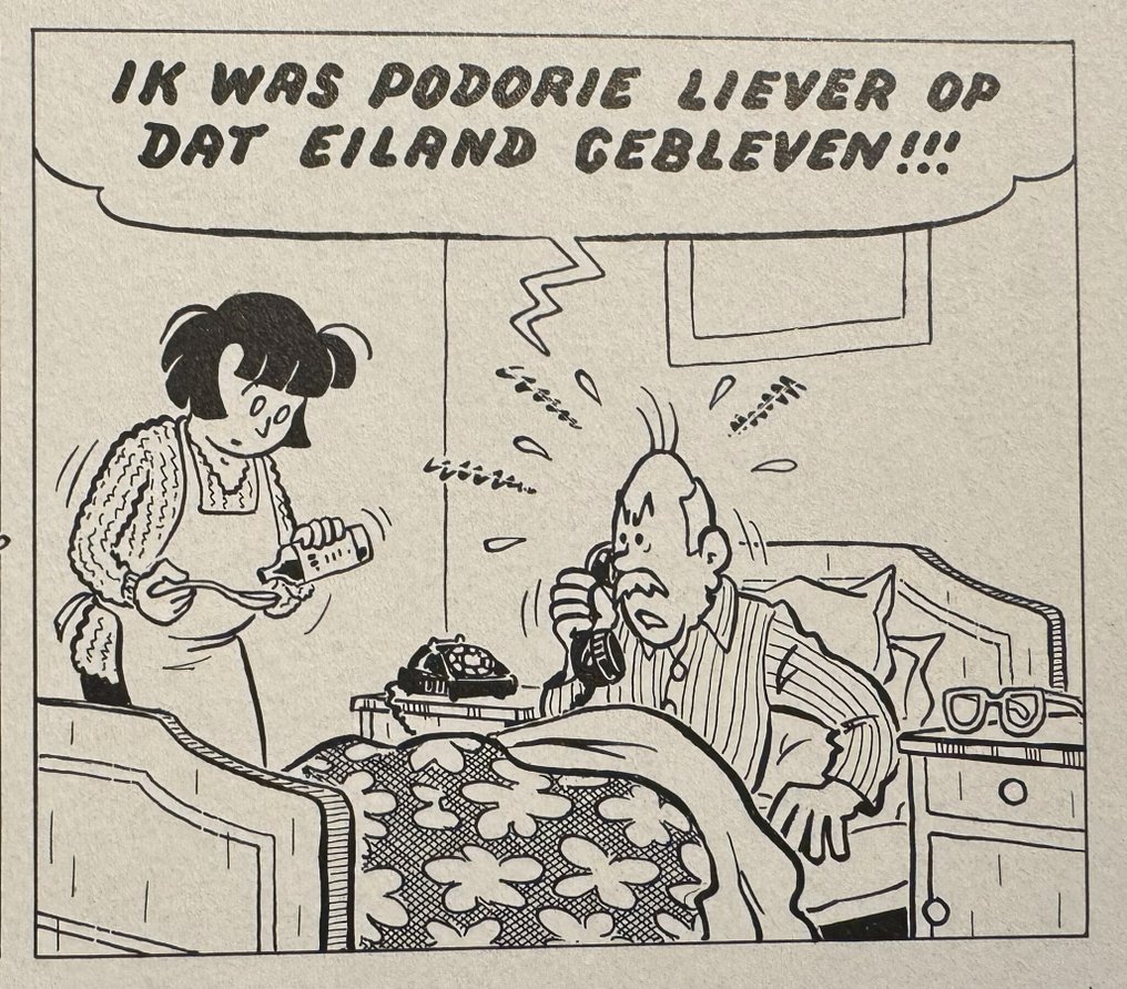 Pom - Original preliminary drawing - Piet Pienter en Bert Bibber - 1989 #2.1