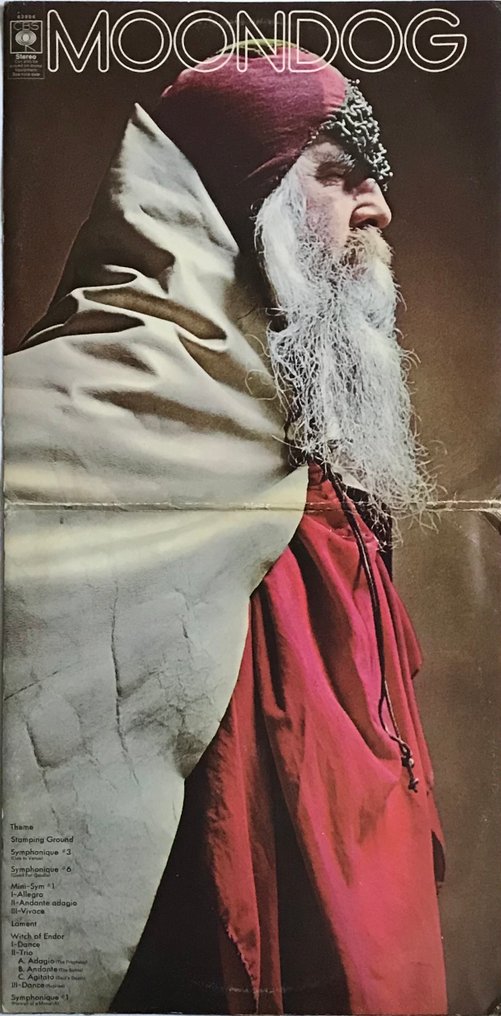Moondog - Moondog - Vinyylilevy - 1st Pressing - 1969 #3.2
