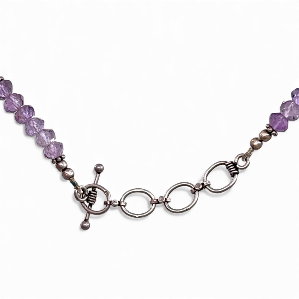 Ametist - Argint - Colier #4.3