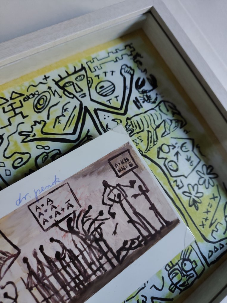 A.R. Penck (1939-2017) - Ein Mögliches System, ArtCard handsigned #4.3