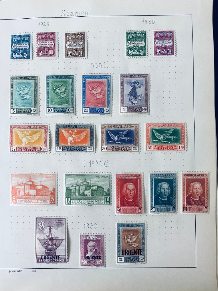 西班牙  - 西班牙收藏 + 西班牙安道尔在相册页上 #1.0