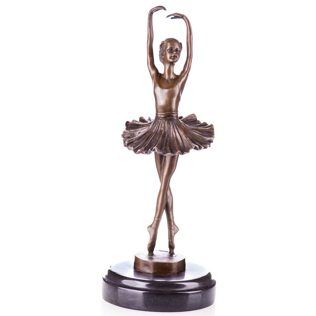 Φιγούρα - Bronzefigur Ballerina 31 CM - Μπρούντζος, Μάρμαρο #1.0