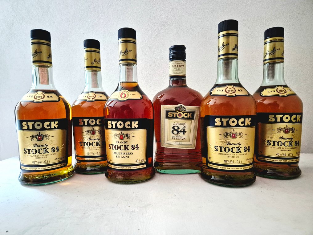 Stock - Brandy - b. 1980s, 1990s - 70cl - 6 bottles #1.0