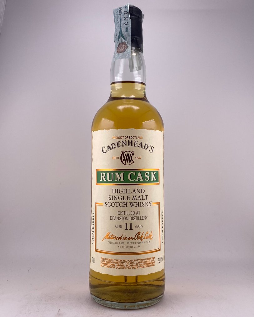 Deanston 2008 11 years old Rum Cask - Cadenhead's  - b. 2019  - 70 cl #1.0