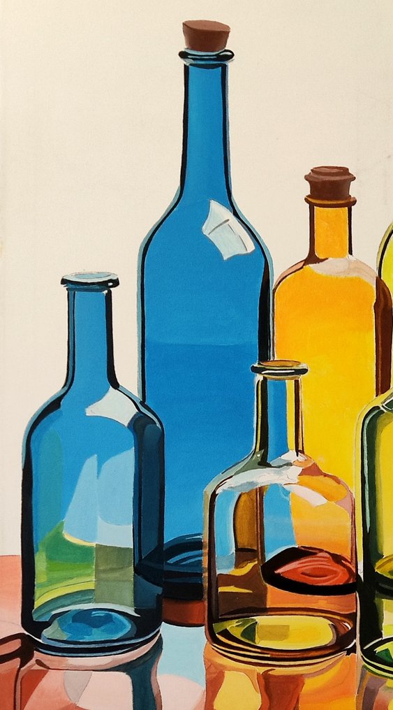 Antonio Perotti - Still Life Bottiglie in vetro #4.3