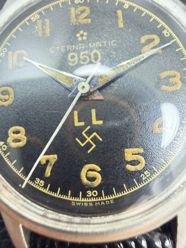Eterna-Matic - 950 LL - No reserve price - Military dial - Men - 1900-1949 #4.3