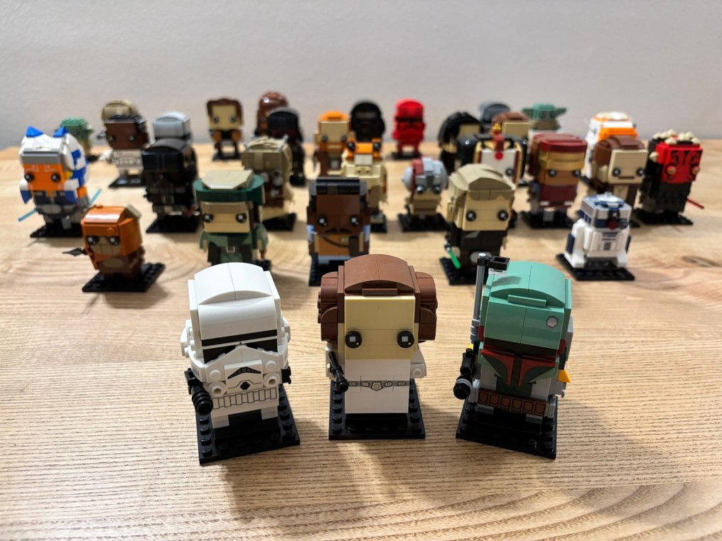 Lego Setat - BrickHeadz - Collezione completa 32 LEGO BrickHeadz Star Wars – Lotto unico – Raro e da collezione #1.0