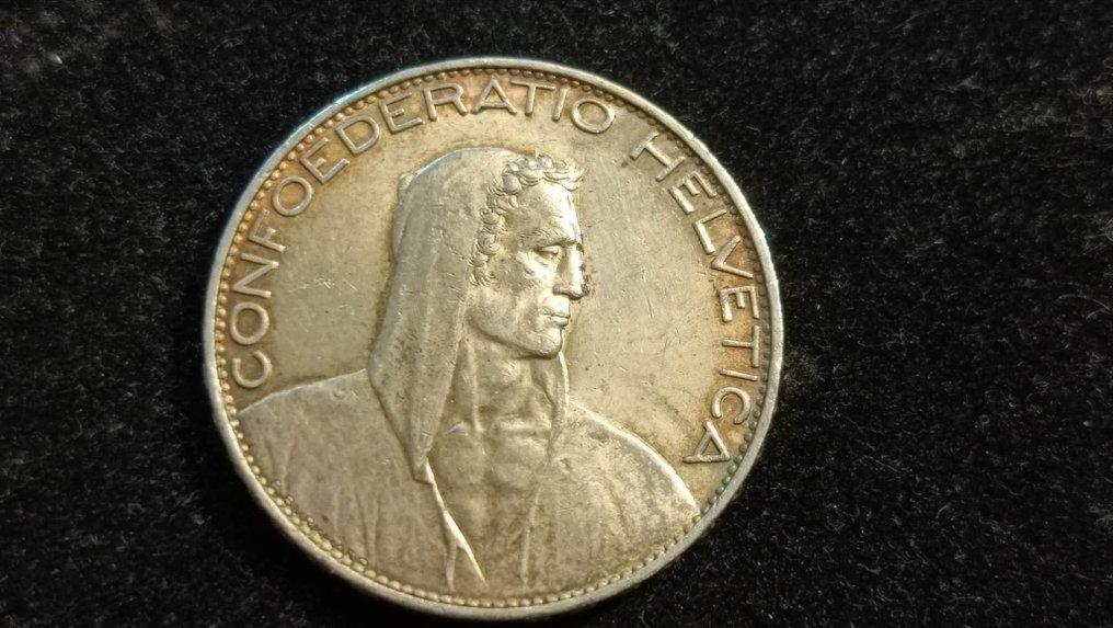 Switzerland. 5 Francs 1926 / Key date (No reserve price) #1.0