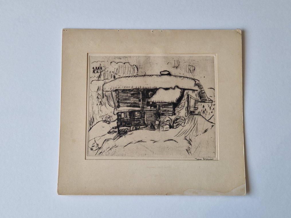 Jan Wiegers (1893-1959) - winter in Davos #1.0