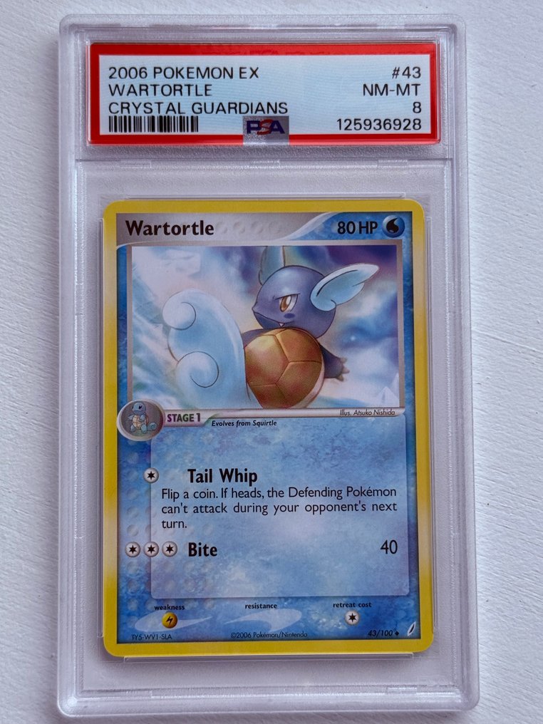 Pokémon Graded card - Wartortle #43 - PSA 8 - EX #1.0