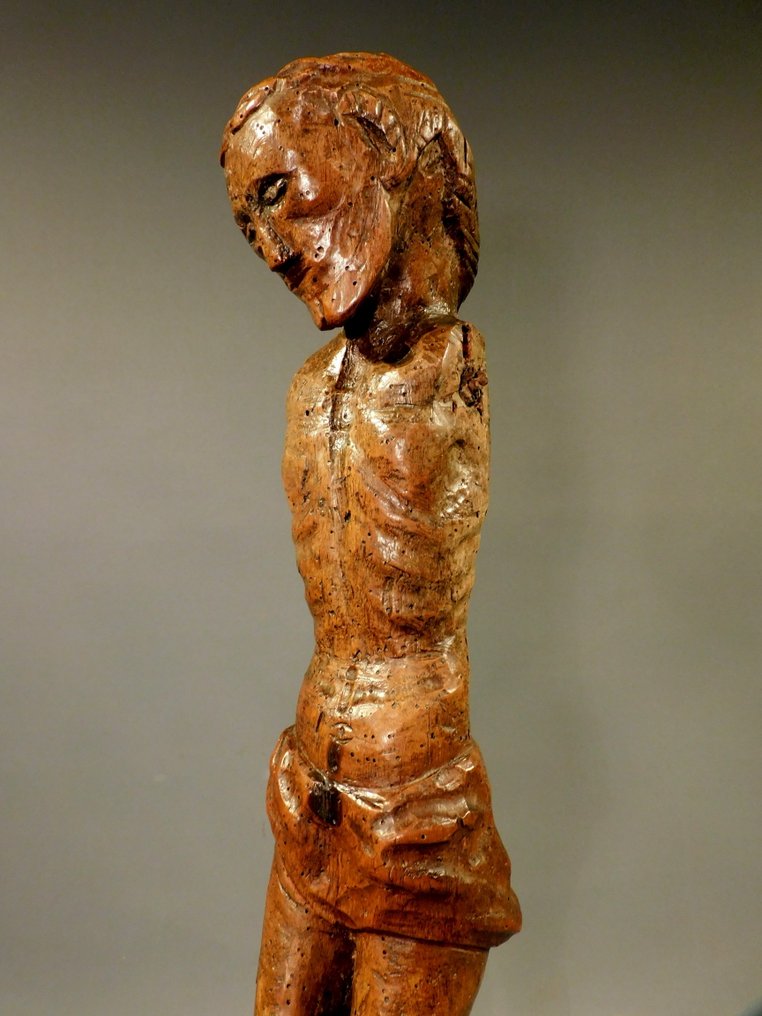 Skulptur, Corpus Christi - 15e - 16e eeuw - 51 cm - Weichholz #1.0