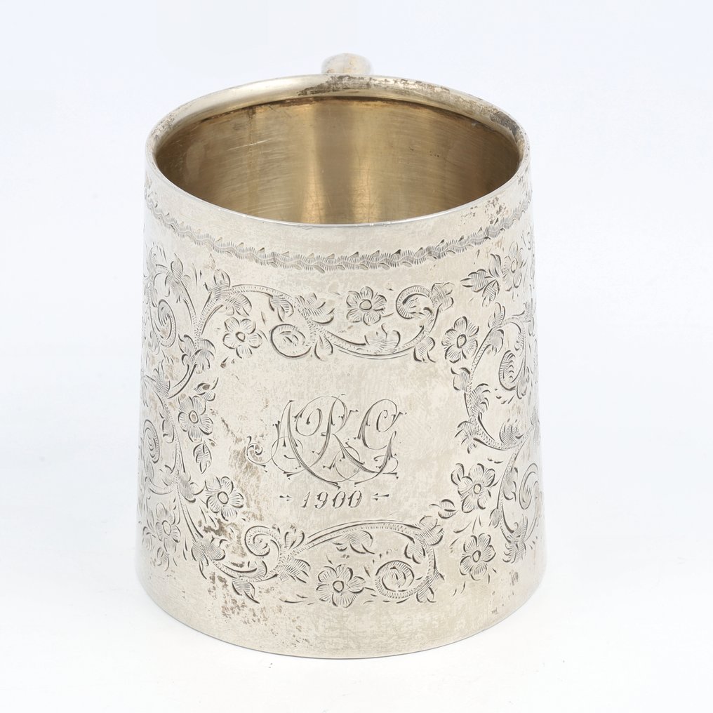 George Unite - Birmingham 1900 - Tazza - .925 argento #3.2