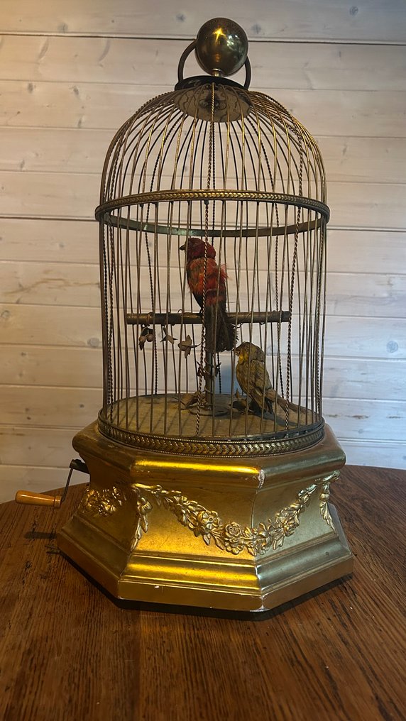 Automatyczny śpiewający ptak w klatce - 1900-1910 - Automat na klatki dla ptaków #3.2