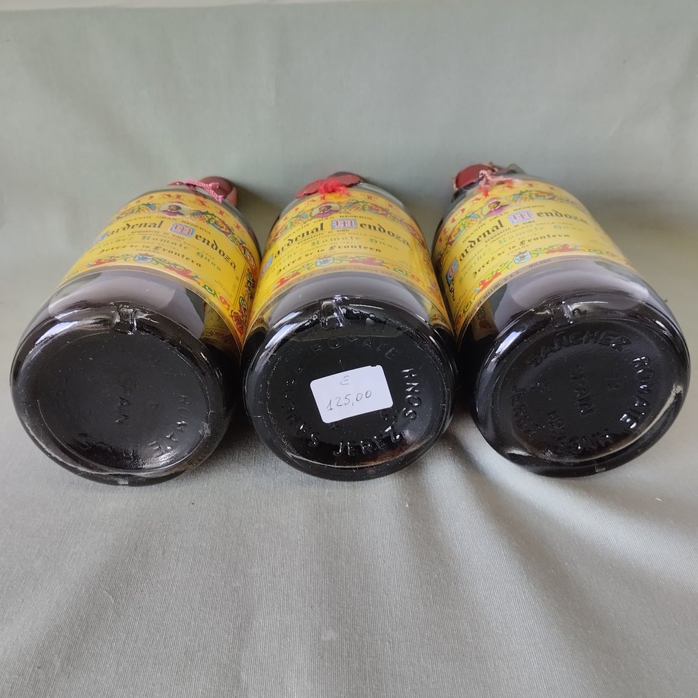 Sanchez Romate - Cardenal Mendoza Gran Reserva - b. Anni ‘80, Anni ‘70 - 75cl - 3 bottiglie #1.0