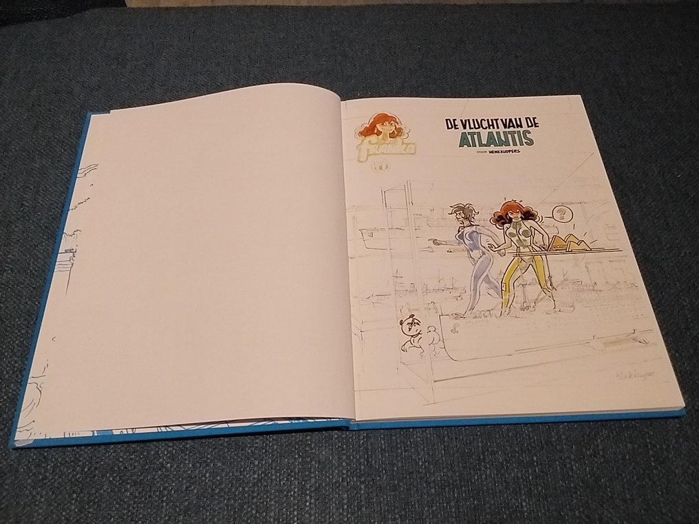 Franka 11 - De vlucht van de Atlantis - luxe linnen HC - 1 Album - Edición limitada y numerada - 2004 #3.2