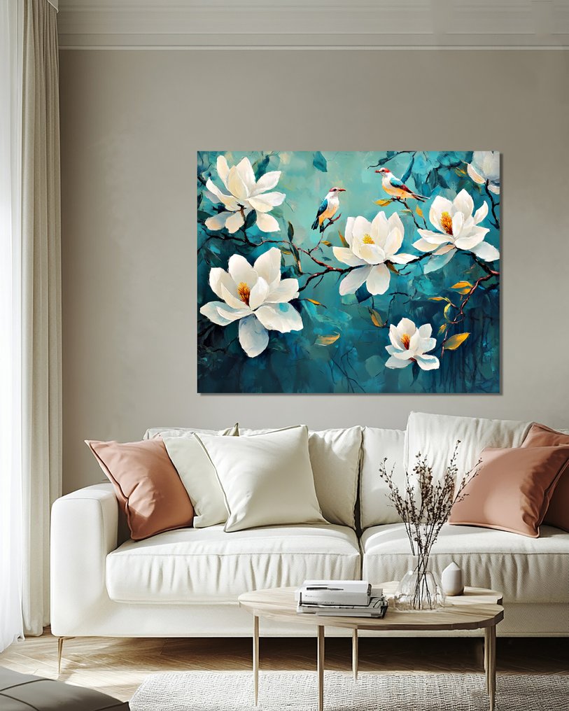 Michael Mey - Birds on Magnolia Tree - XL #1.0