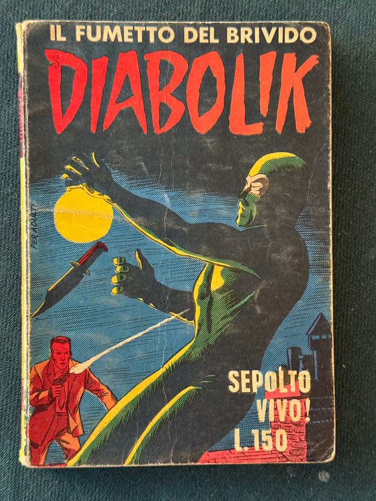 Diabolik 8 - diffusione Ingoglia - 1 Comic - First edition - 1963 #1.0