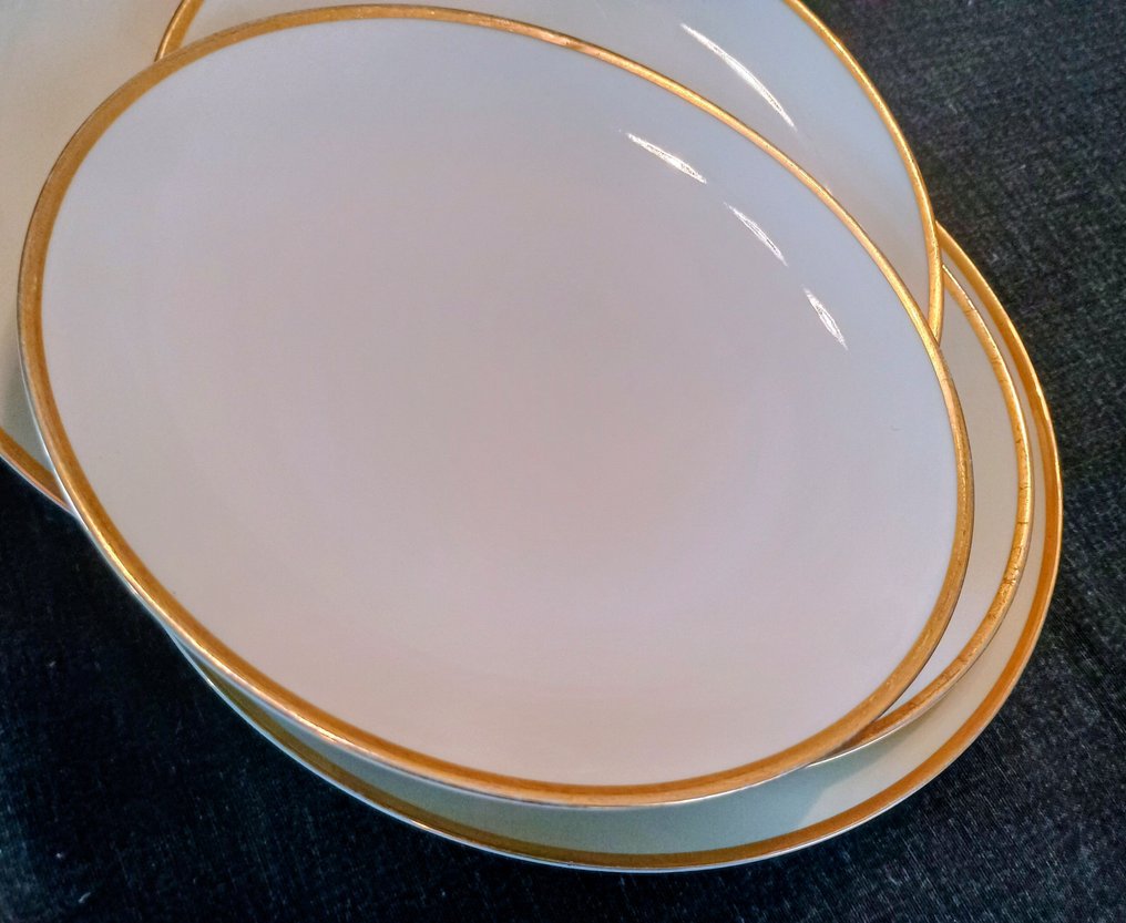 Arzberg Bavaria - 12人用餐具套装 (30) - 瓷, 金 - 金色边框 #4.3