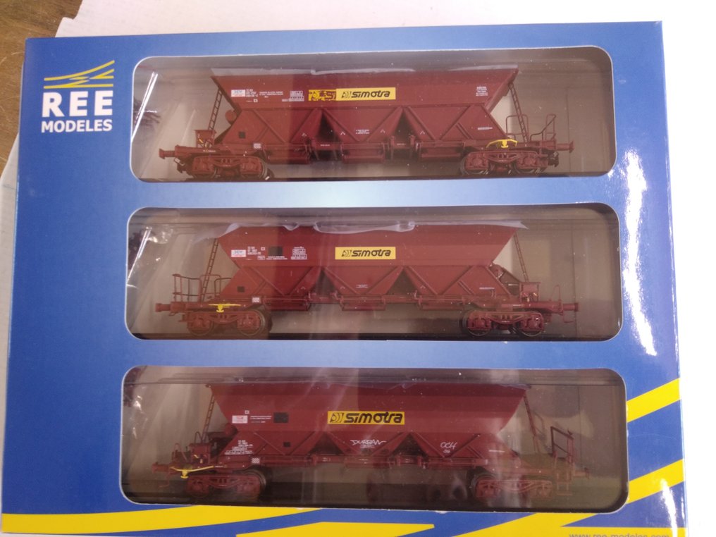 REE H0 - WB311 - Model treinwagon (1) - Trémies - SNCF #1.0