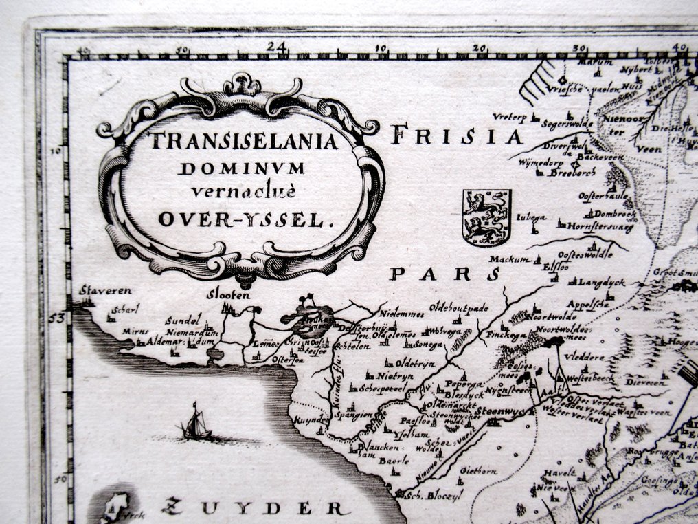 Pays-Bas - Overijssel; Caspar Merian - Transiselania Dominum vernacluè Over-Yssel (ca. 1740) - 1721-1750 #3.2