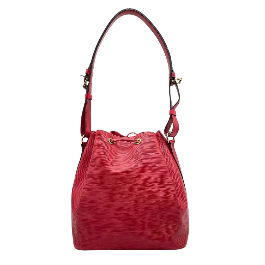 Louis Vuitton - Petit Noe Shoulder Bag Epi Leather Red Drawstring - Schultertasche #2.1