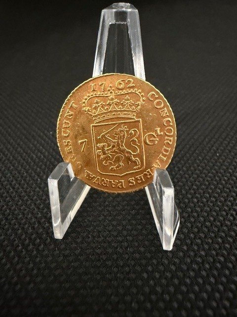 Netherlands, Gelderland 7 Gulden of 1/2 Gouden Rijder 1762 #2.1