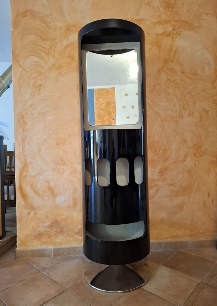 架 - 木 - Space Age 双面旋转衣帽架伞架控制台 #1.0