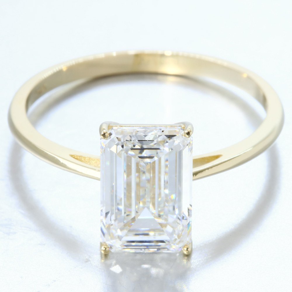 Senza prezzo di riserva - Anello - 14 carati Oro giallo - 2.50ct. tw. Diamante (Coltivato in laboratorio) - EXEX E VS1 NONE #2.1