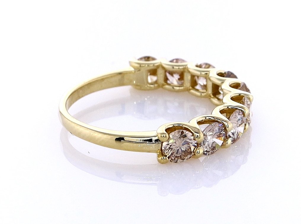 沒有保留價 - 戒指 - 14 克拉 黃金 -  1.86ct. tw. 鉆石 (天然彩色) #4.3