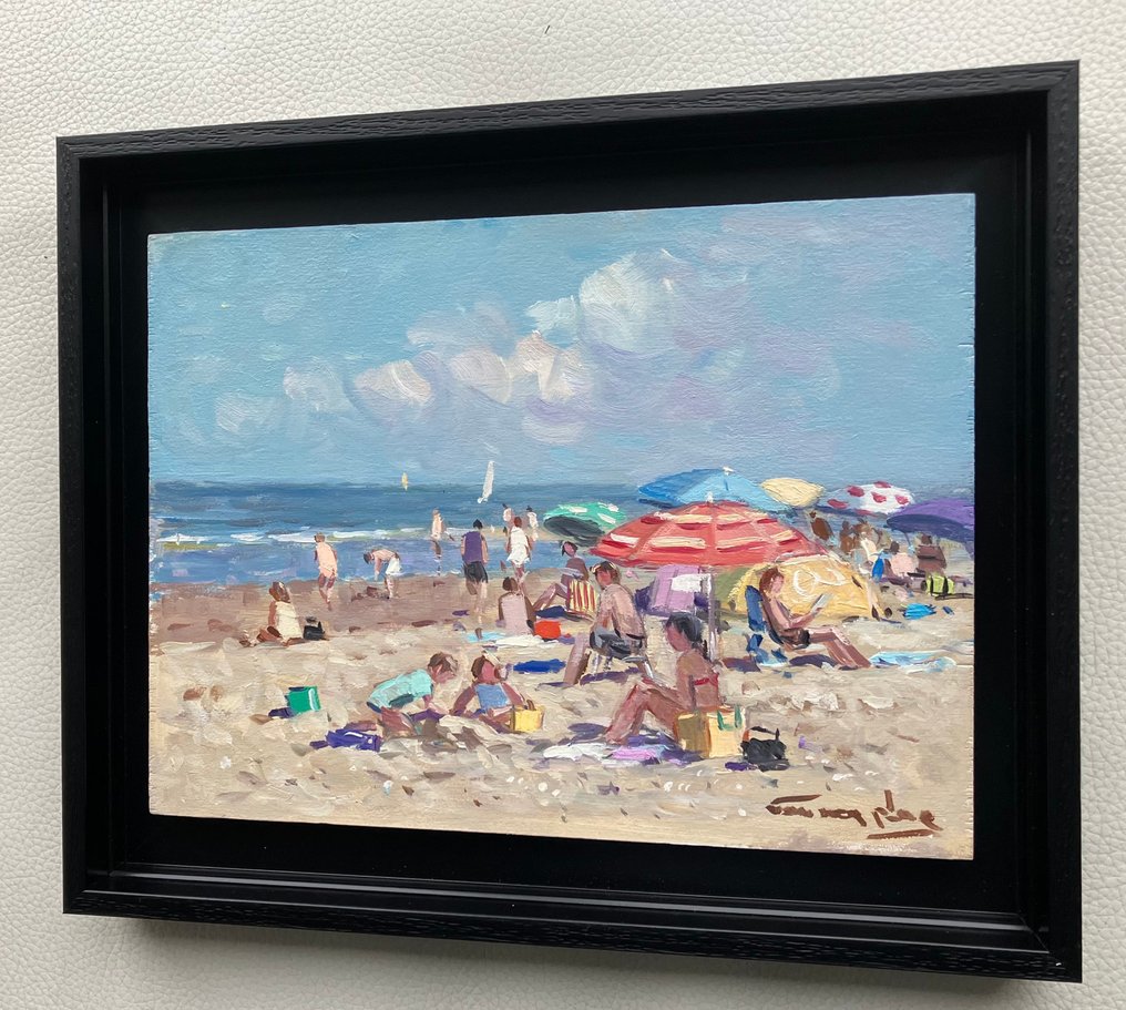 Niek van der Plas (1954) - Dagje aan het strand #3.2