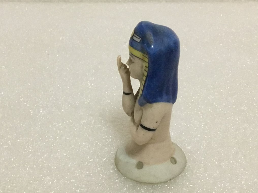 微型小雕像 - 2 mezze bambole - half doll (2) - 素瓷 #4.3