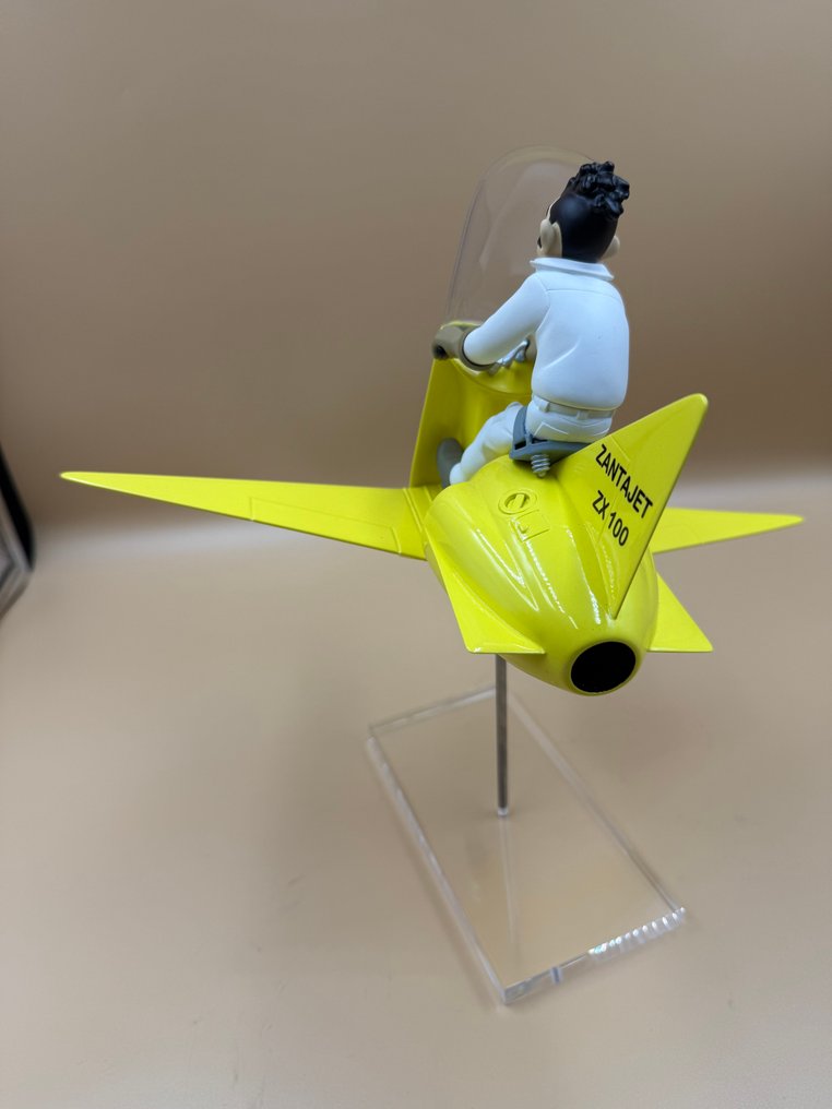 Spirou et Fantasio - 1 Figurine - Le Garage de Franquin - Zantafio - Zantajet ZX 100- Figures & Vous GF02 - 2014 #1.0