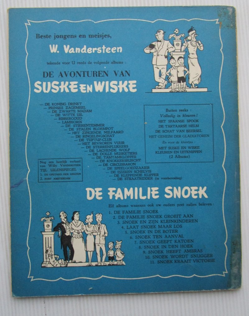 Suske en Wiske BR-05 - Het geheim der gladiatoren - 1 Album - First edition - 1955 #1.0