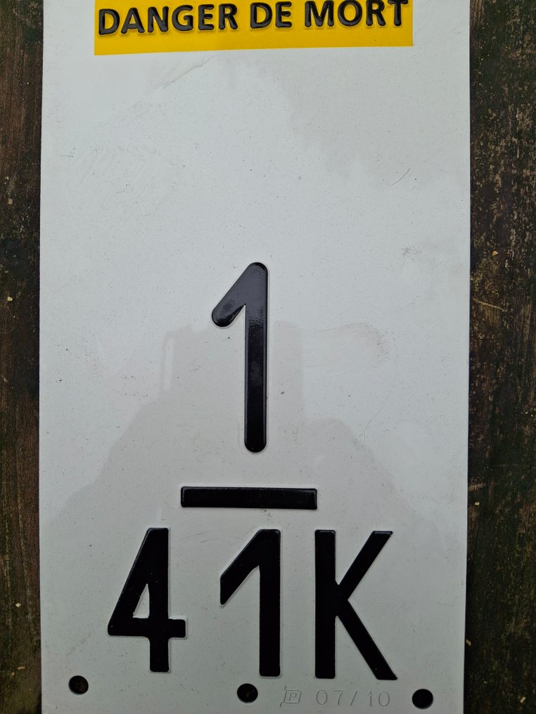 Placa esmaltada SNCF - Placa esmaltada - Aluminio #3.2