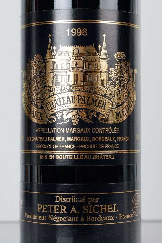 1998 Château Palmer - 瑪歌酒莊, 波爾多 2ème Grand Cru Classé - 1 Bottle (0.75L) #2.1
