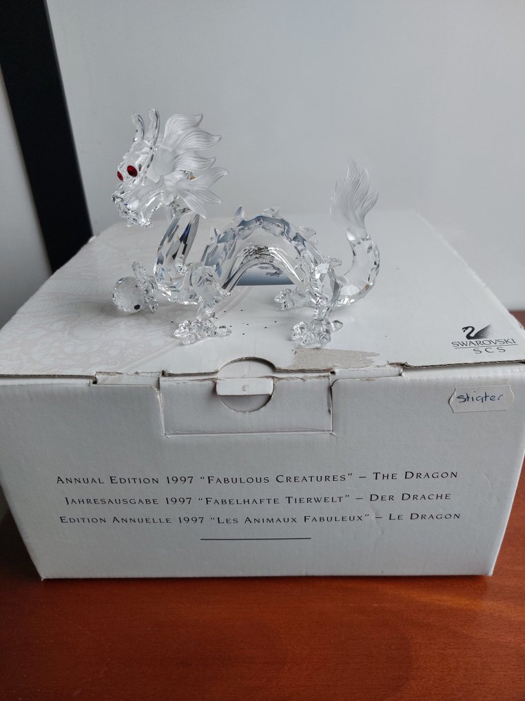 Swarovski - 雕像 - SCS - Annual Edition 1997 - Dragon - 208398 - Box + Certificate - 水晶 #1.0