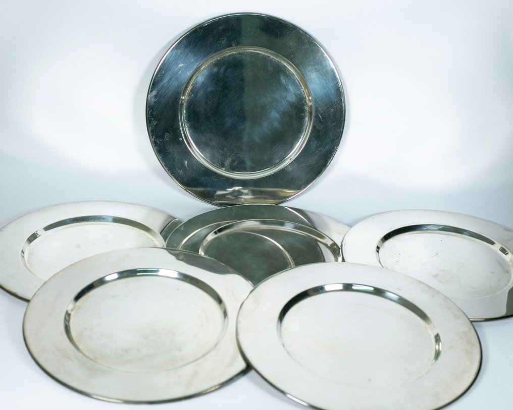 Dækketallerken (6) - Forsølvet #1.0