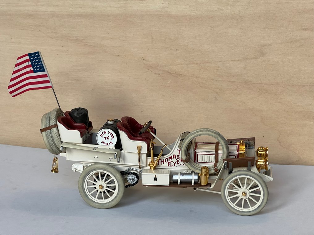 Franklin Mint Precision Models 1:24 - Σπορ αυτοκίνητο μοντελισμού - Rolls Royce Thomas Flyer - New York to Paris Rally uit 1907 #1.0