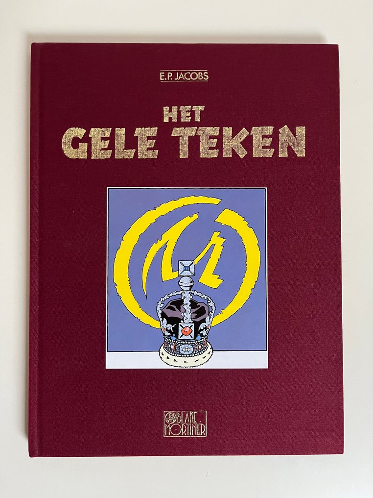 Blake en Mortimer 3 - Het Gele Teken - Luxe linnen HC - 1 Album - Første utgave - 1991 #1.0