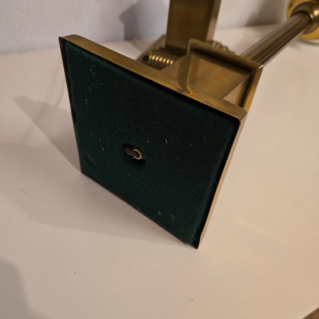 台灯 - 黄铜, 玻璃 - 两个台灯 #3.2