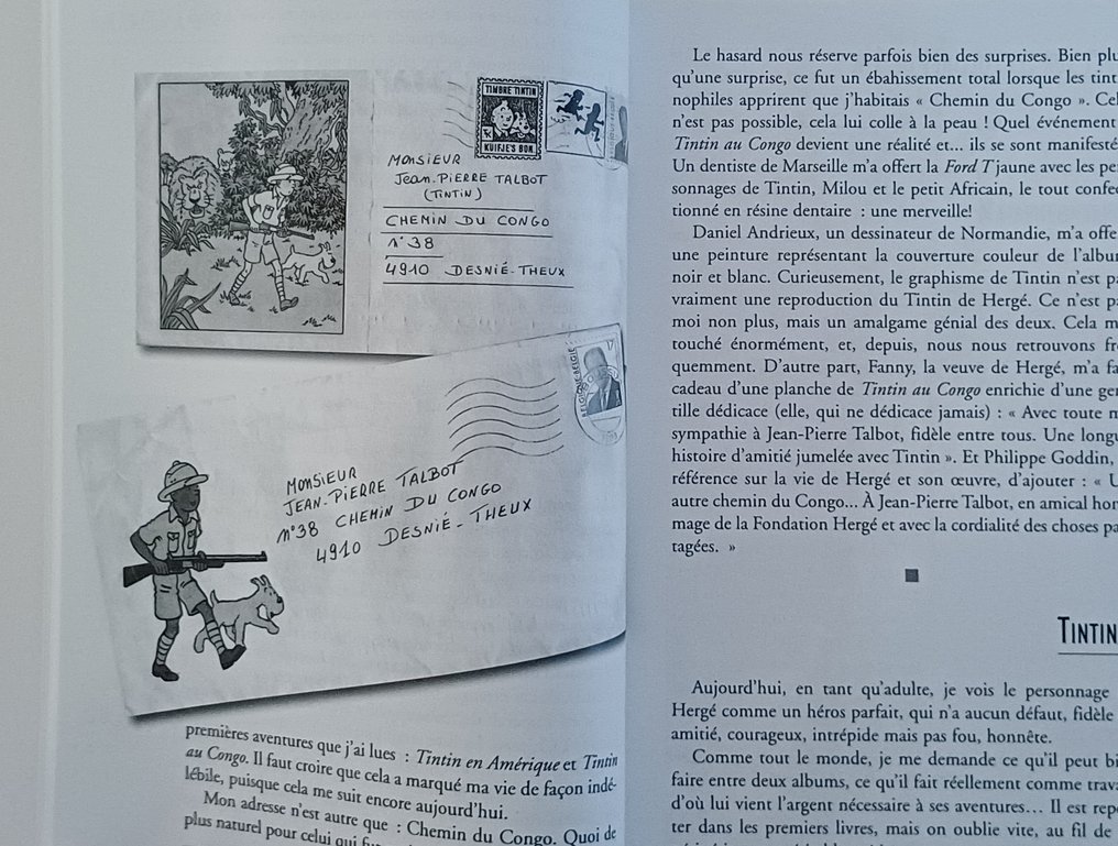 Tintin - J'étais Tintin au cinéma - B - Dédicacé par JP Talbot - 1 Album - Πρώτη έκδοση - 2007 #4.3